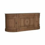 French style curved sideboard with storage