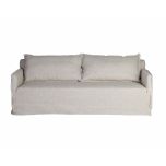 slipcover 3 seater sofa in linen