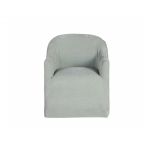 Small slipcover tub chair 
