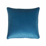 Blue velvet scatter cushion 