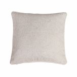 beige scatter cushion with piping