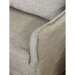 slipcover 3 seater sofa in linen