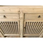 3 door lattice sideboard 