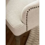 French style block and chisel dining chair