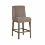 Upholstered modern counter stool