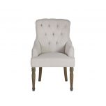 French style block and chisel dining chair