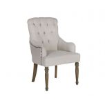 French style block and chisel dining chair