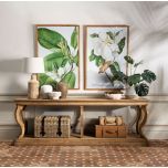 Botanical print with wooden frame 