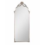 Antique silver ornate arched mirror chateau collection 