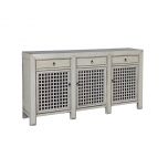 3 door lattice sideboard 