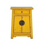 Painted lacquered cabinet with 2 doors and 1 drawer