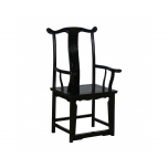 Lacquered high back chair 
