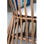 cane and rattan accent chair 