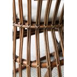 cane and rattan accent chair 