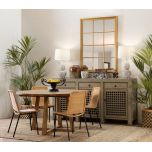 3 door lattice sideboard 