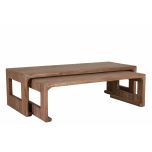 Elm wood nesting coffee tables