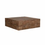 Parquet coffee table square 