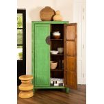 Indochine cupboard with shelving lacquered finish