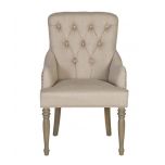 French style block and chisel dining chair