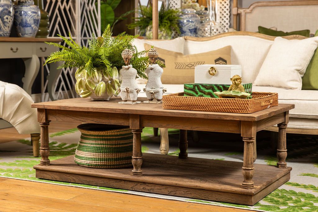 Wooden coffee table chateau collection 