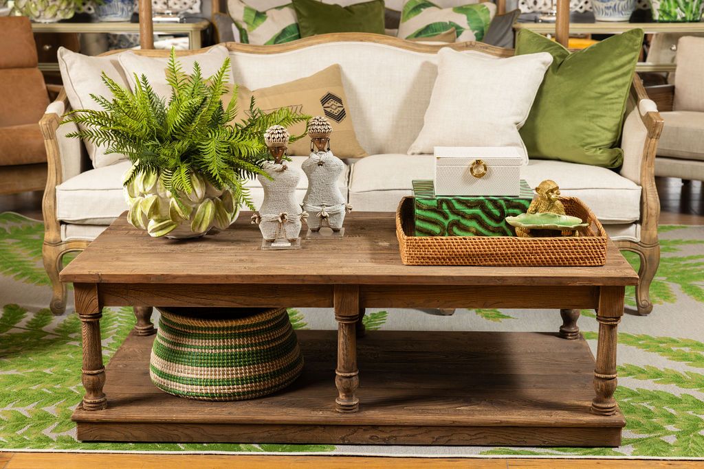 Wooden coffee table chateau collection 