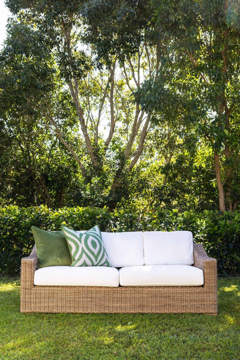 vinyard range 3-seater cane sofa