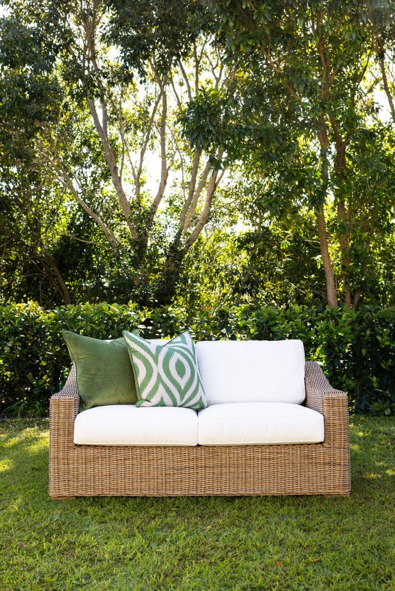 vinyard range 2-seater cane sofa