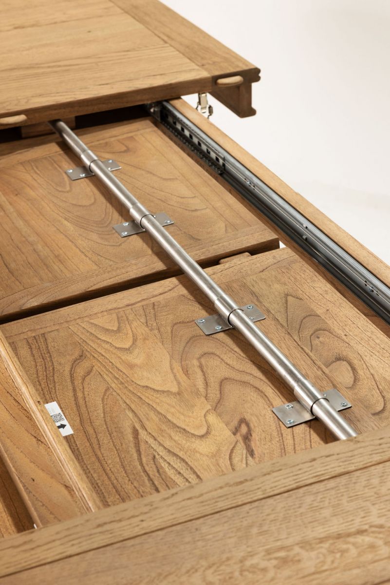 Block and chisel extension dining table 
