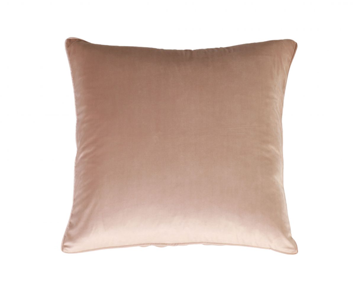 Caramel velvet scatter cushion 