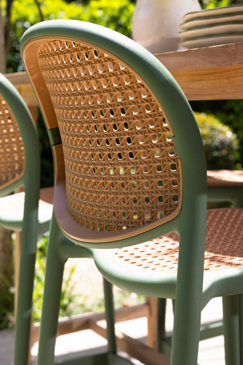 Block and chisel PVC bar chair