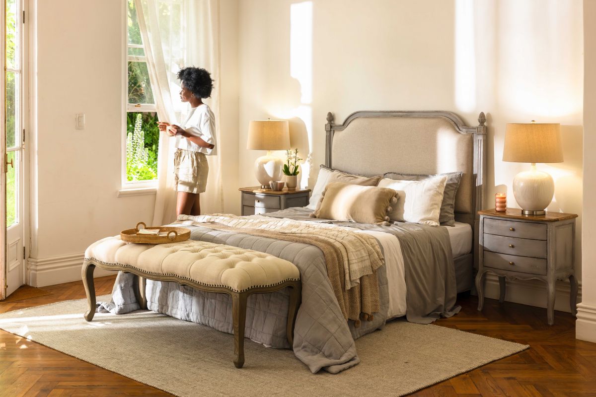 Block and chisel french headboard 