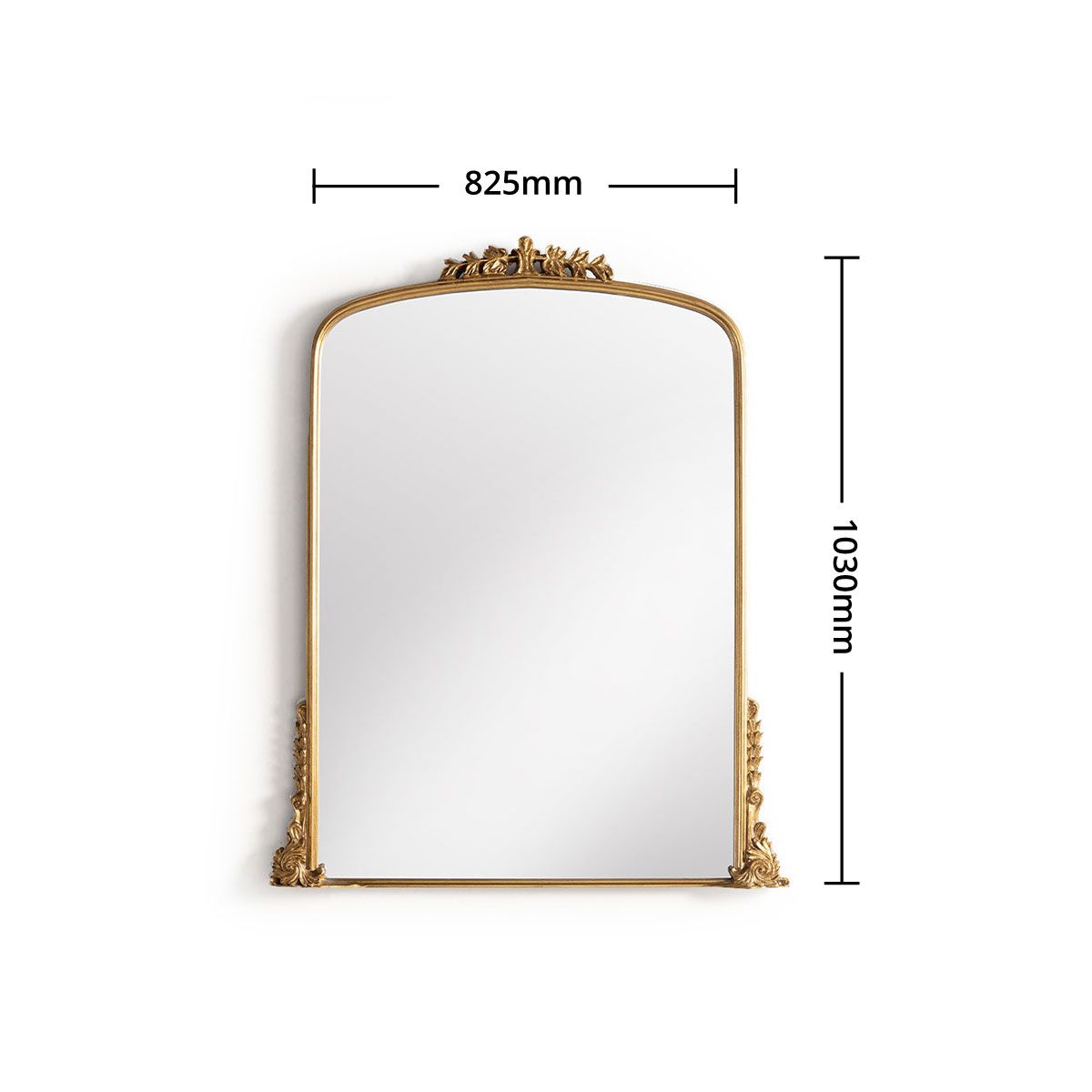 Block & Chisel rectangular standing mirror with black frame