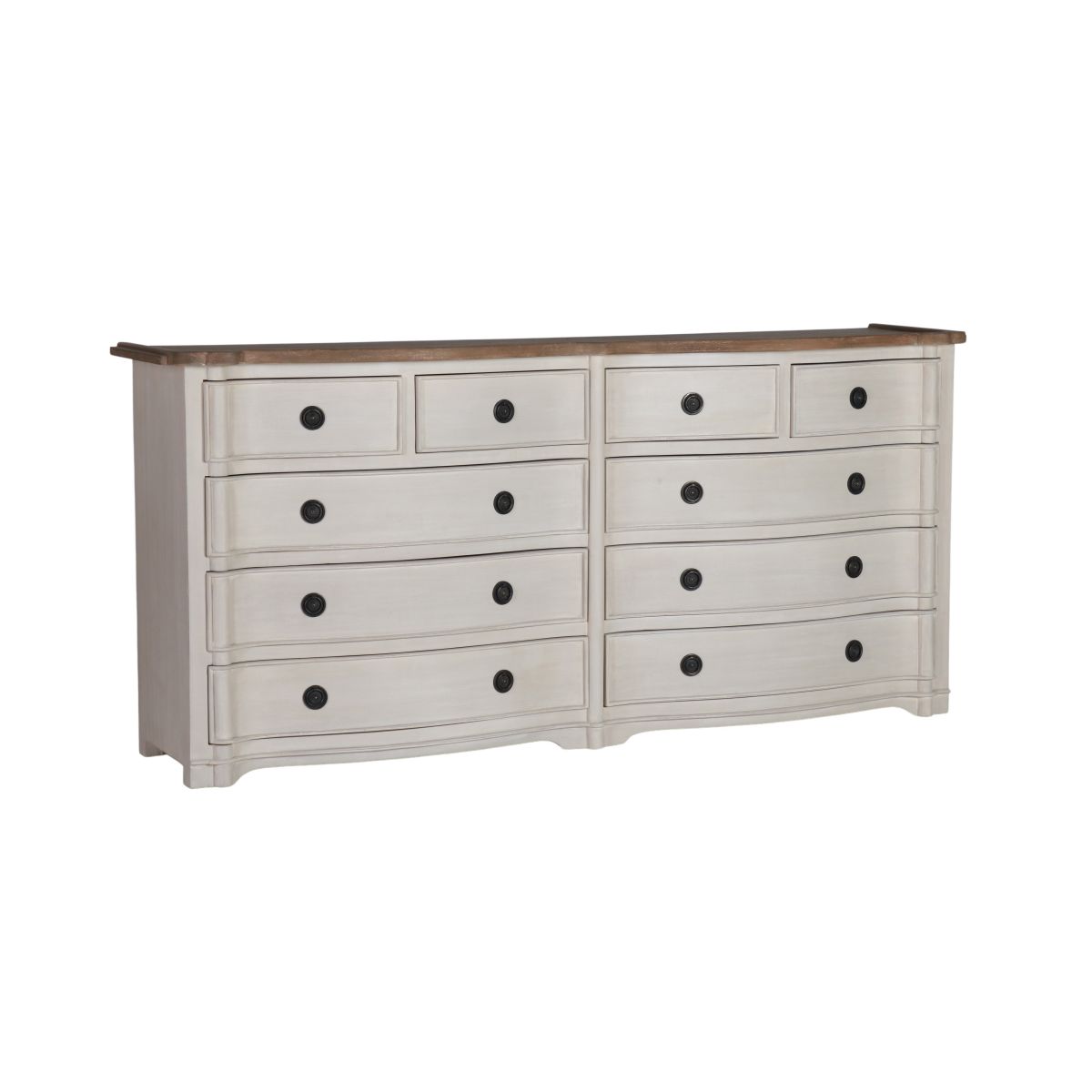 Block & Chisel 10 drawer wooden sideboard