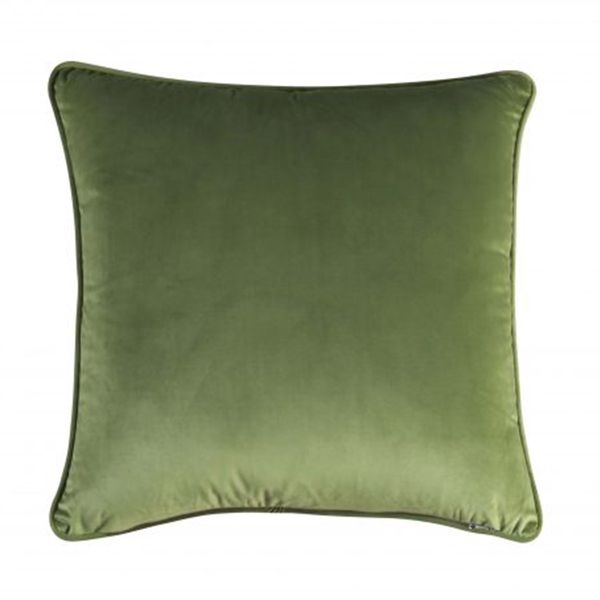 waterfall monkey green velvet cushion