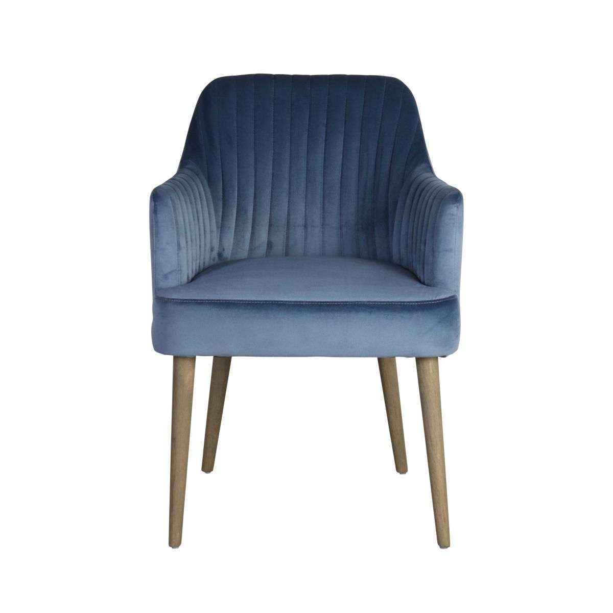 upholstered carver chair in velvet