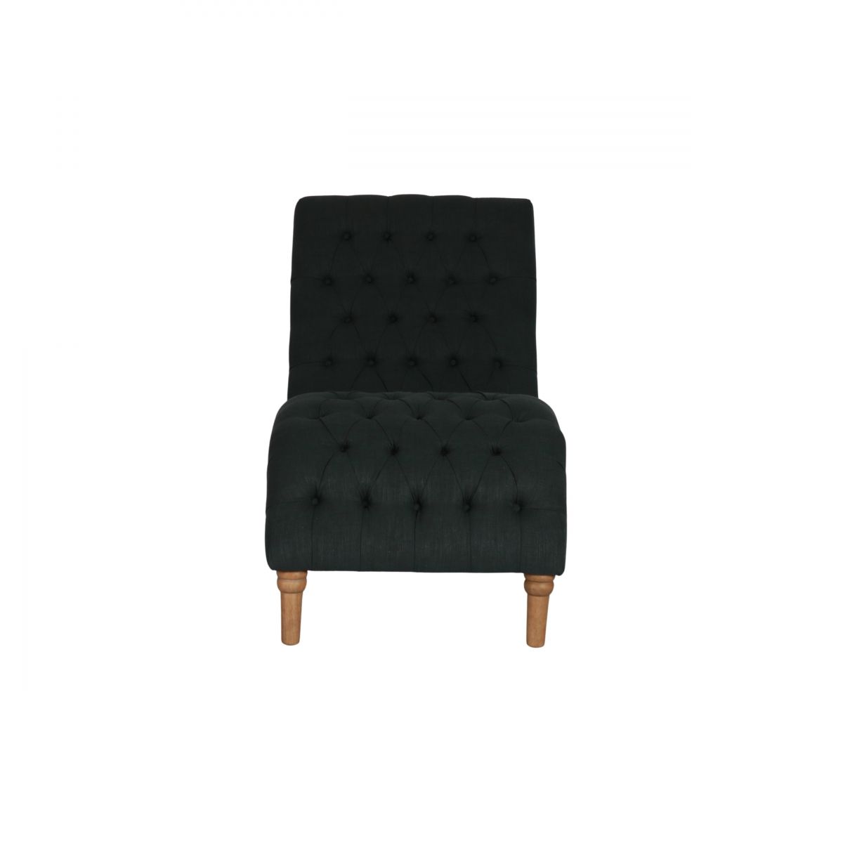French style deep buttoned lounger 