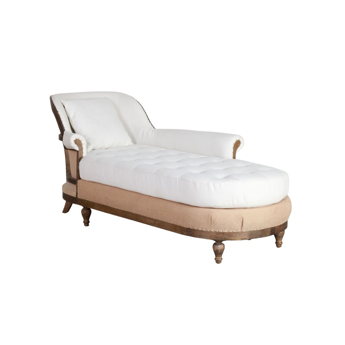 deconstructed daybed with wooden frame