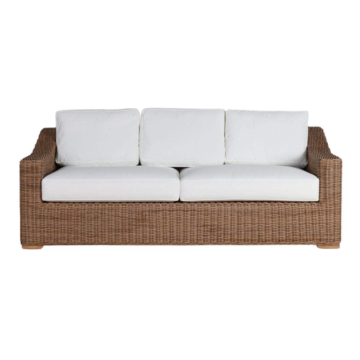 vinyard range 3-seater cane sofa