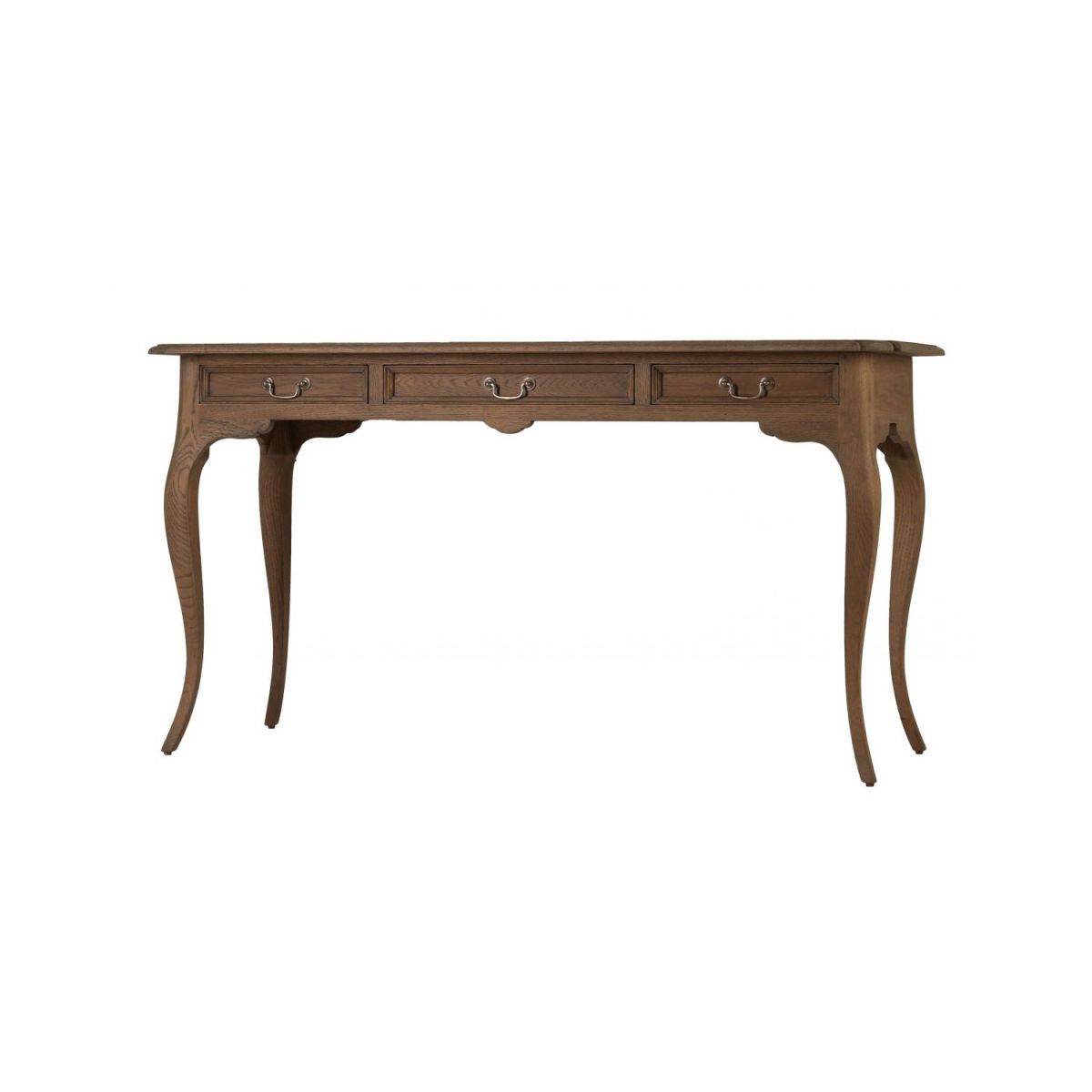 Block & Chisel solid railway oak writing table