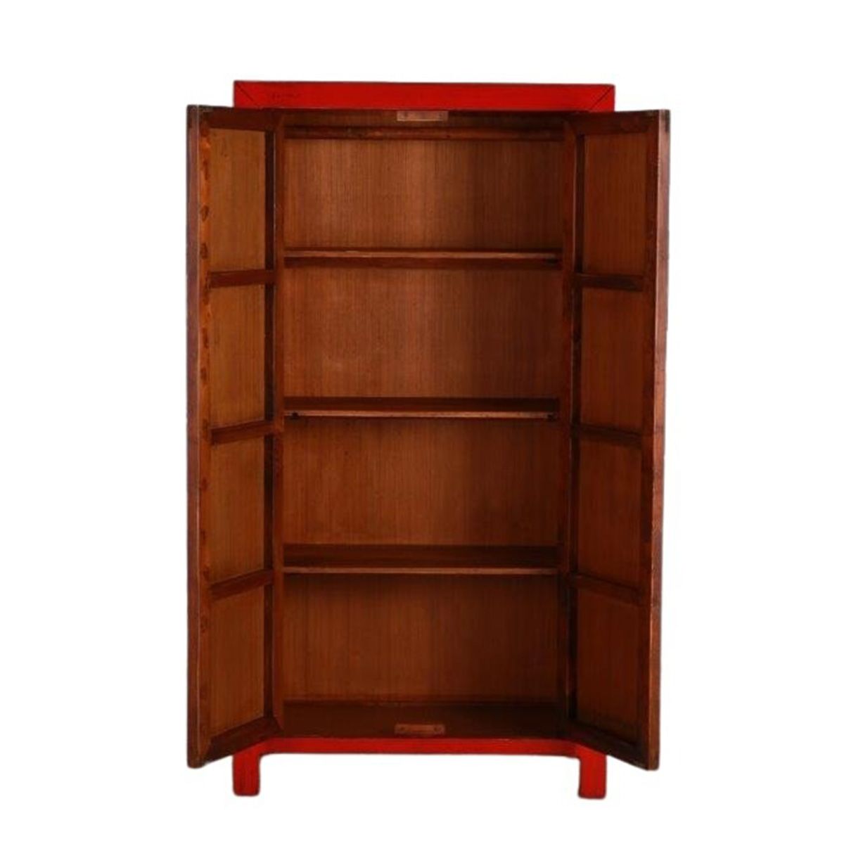Indochine cupboard with shelving lacquered finish