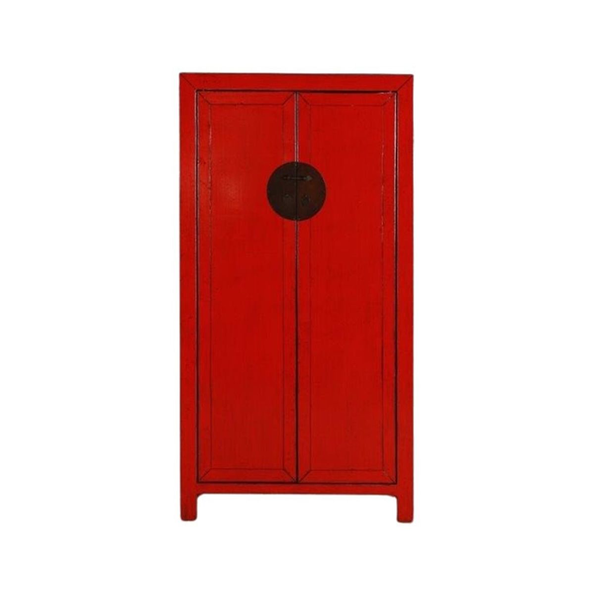 Indochine cupboard with shelving lacquered finish