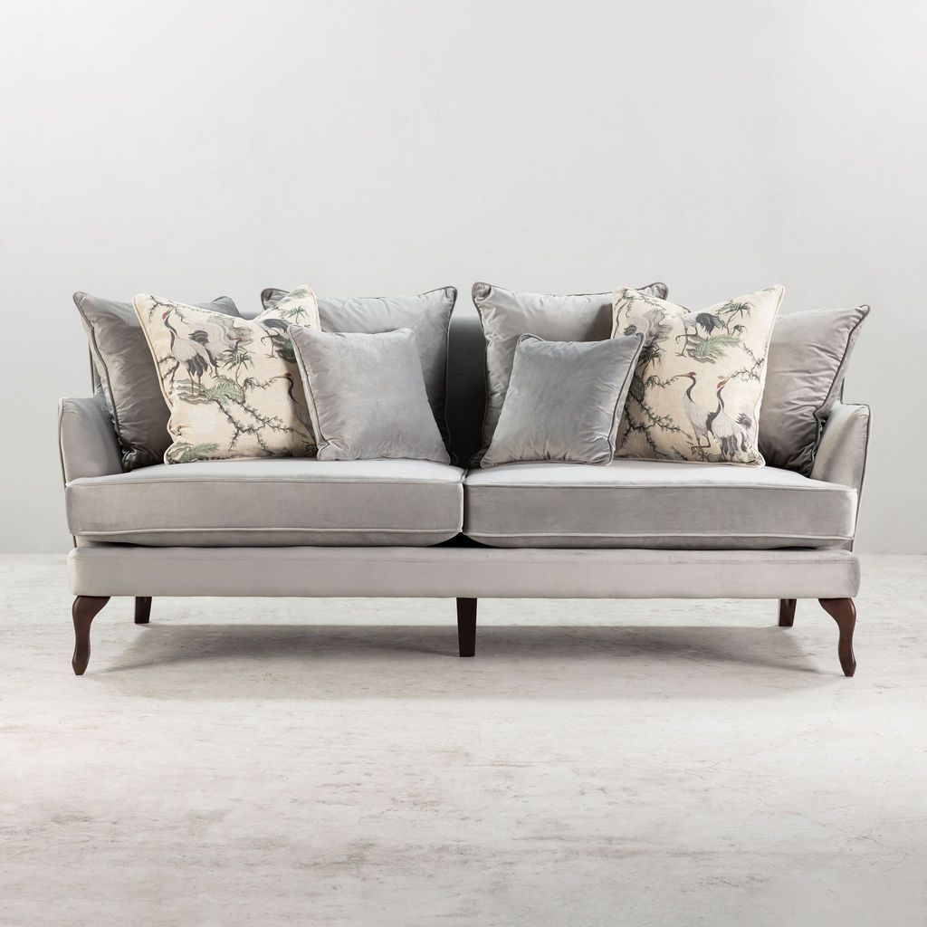 Monroe sofa in silver