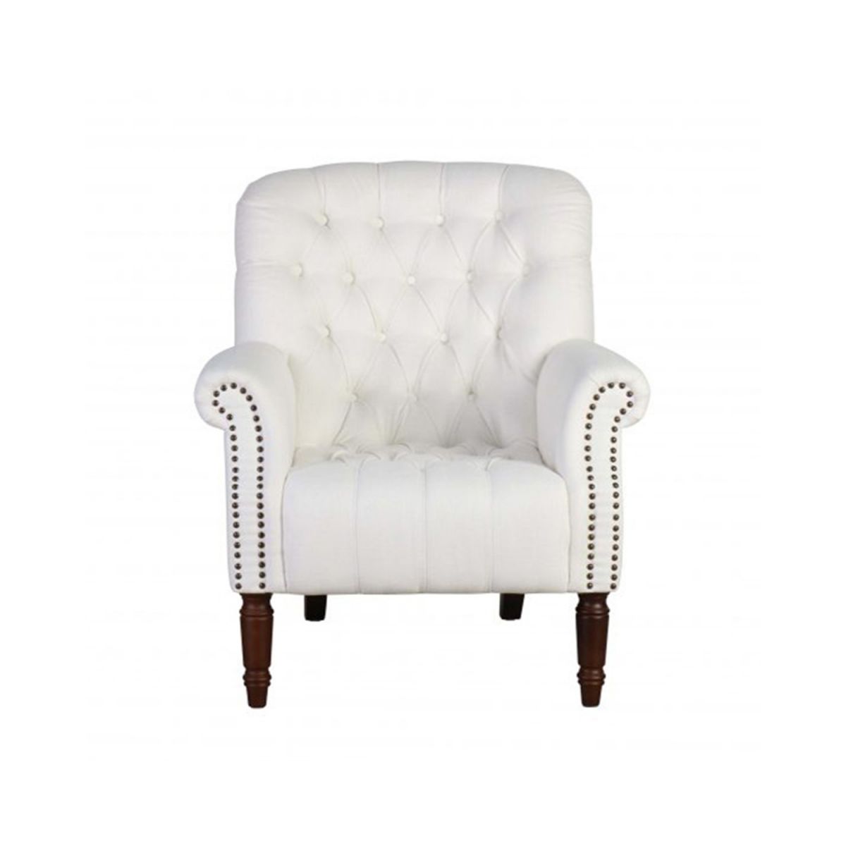 Windsor armchair with deep button detail 