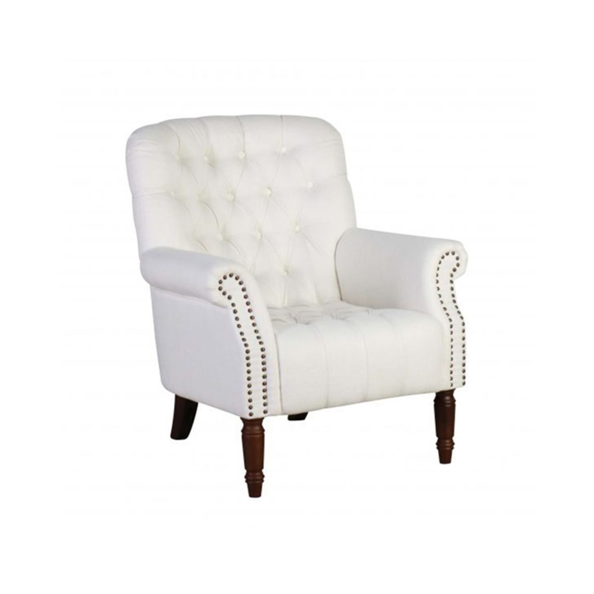 Windsor armchair with deep button detail 