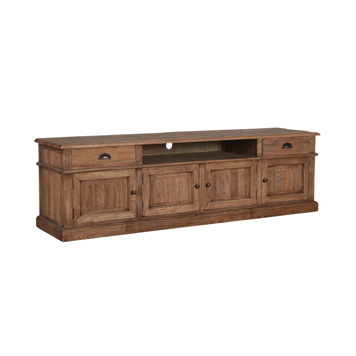 reclaimed elm tv unit