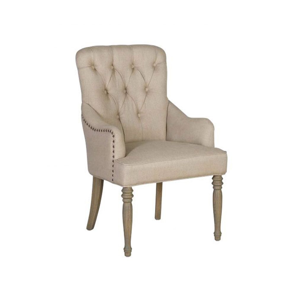 French style block and chisel dining chair