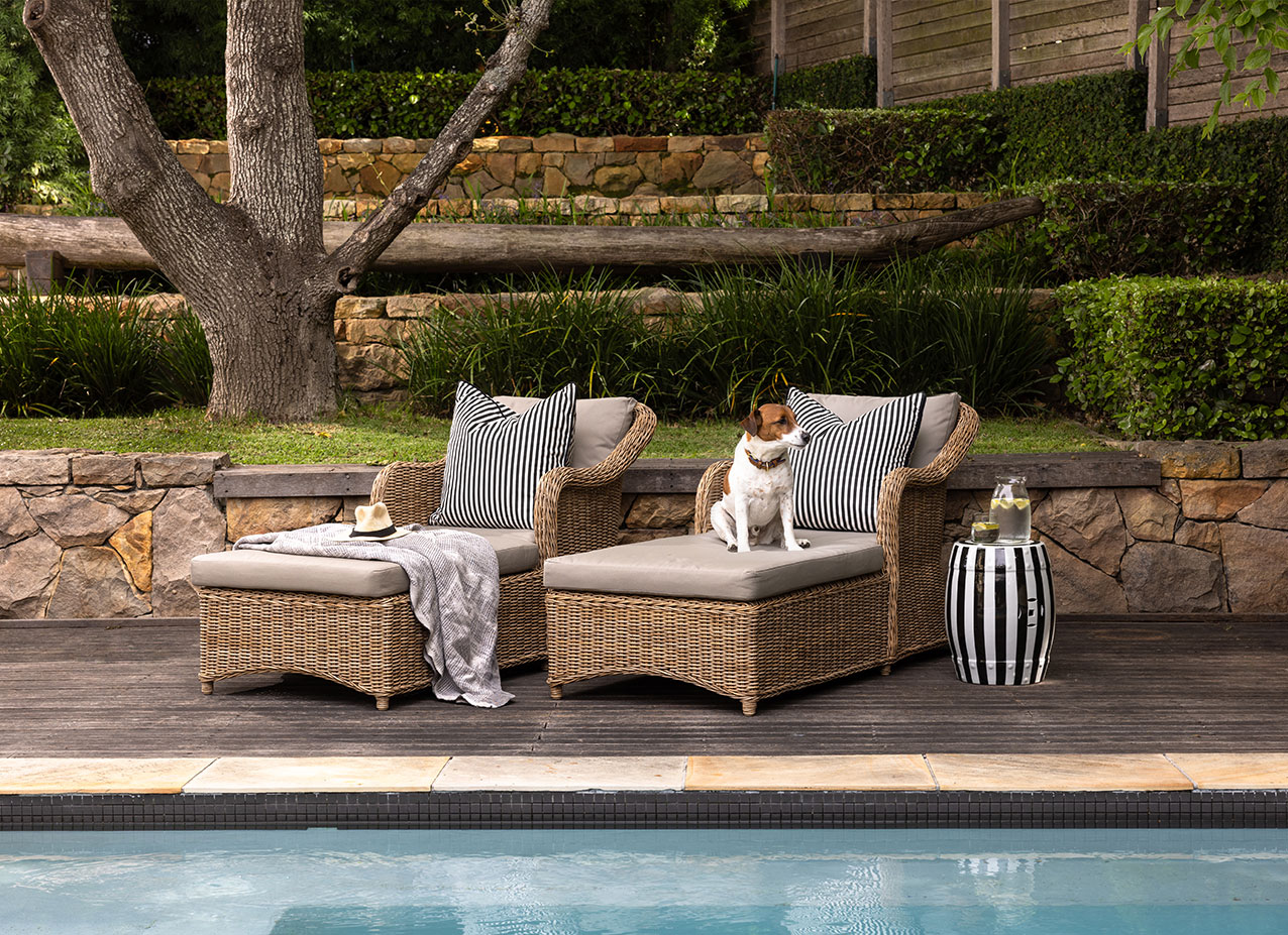 Classic synthetic rattan outdoor furniture collection 